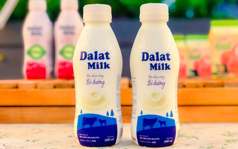 Sữa chua uống có đường Dalat Milk