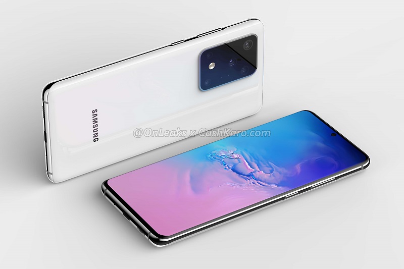 Hình ảnh render của Galaxy S11+