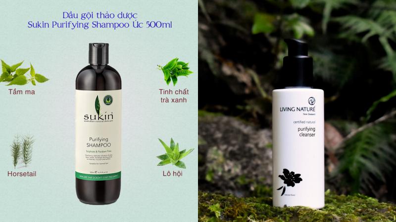 Dầu gội trị ngứa da đầu Natural Purifying