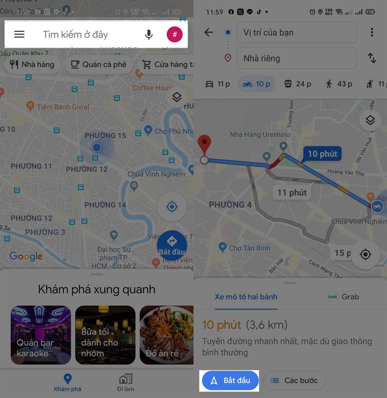 Dẫn đường bằng Google Maps nhanh chóng và chính xác sẽ giúp bạn tiết kiệm thời gian và tránh xa các cung đường phiêu lưu. Với công nghệ tiên tiến của Google Maps, bạn có thể dẫn đường bằng Google Maps nhanh chóng mà không cần phải đối mặt với những cung đường đông đúc hay bị kẹt xe.