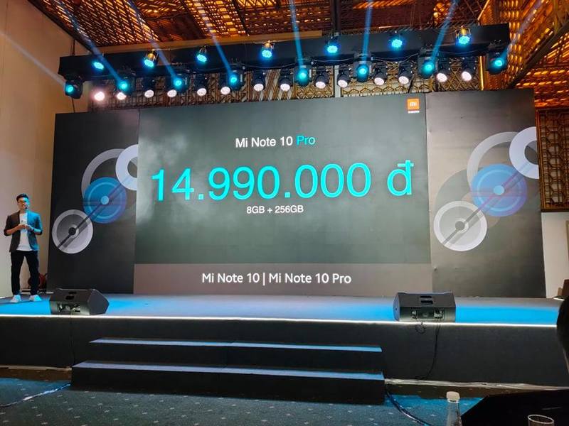 Sự kiện ra mắt Xiaomi Mi Note 10 tại Việt Nam