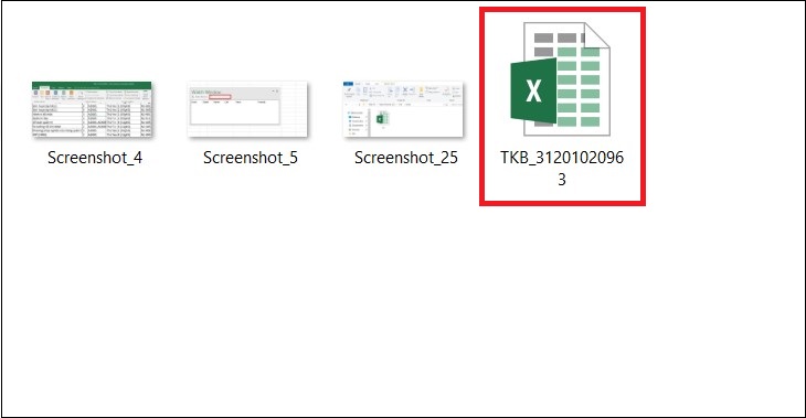 Bước 1: Mở tập file Excel mà bạn muốn nén dung lượng hình ảnh