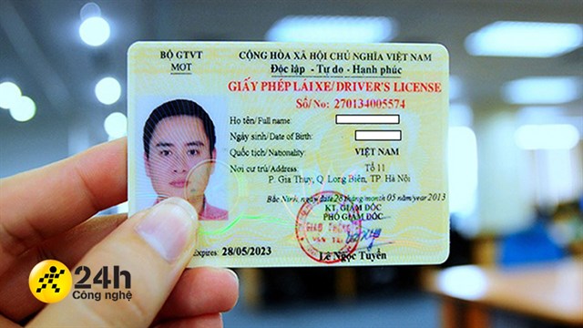 Đổi giấy phép lái xe trực tuyến: \