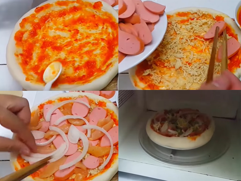Cách làm pizza bằng lò vi sóng đơn giản tại nhà mà ngon như ngoài tiệm