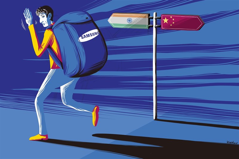 Samsung chuyển sản xuất sang Việt Nam và Ấn Độ Samsung chuyển sản xuất sang Việt Nam và Ấn Độ