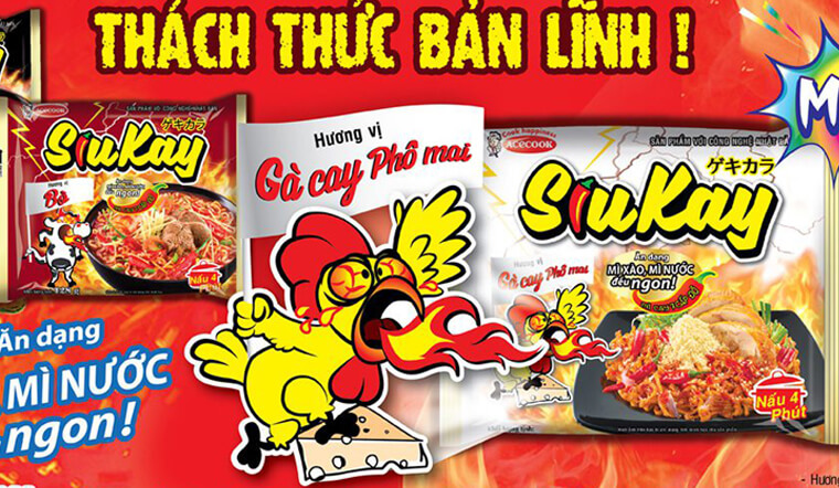 Mì Siukay - Thách thức bản lĩnh ăn cay