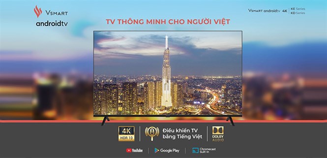Vsmart - Tivi mang thương hiệu Việt chính thức ra mắt với 5 mẫu, giá từ 7,4 triệu