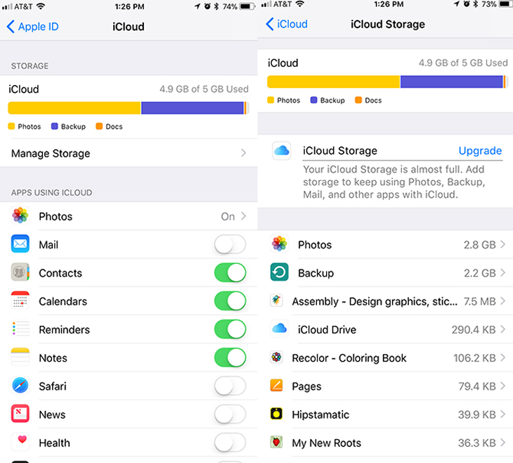 Cách truy cập và quản lý tệp iCloud Drive trên mọi thiết bị > Quan lý và nâng cấp dung lượng