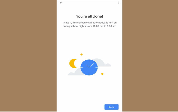 Google Home có thể giúp bạn cai nghiện smartphone và ngủ ngon hơn > Bước 2