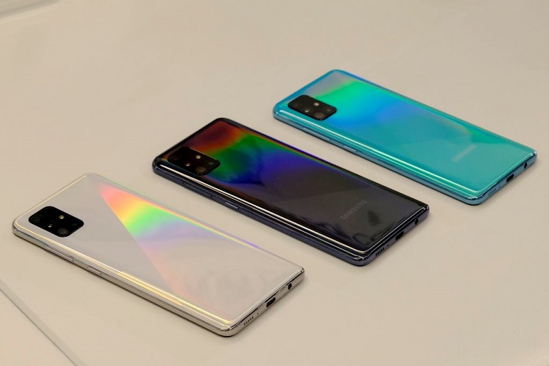 Các phiên bản màu sắc của Galaxy A51