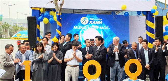 Điện máy XANH tưng bừng khai trương siêu thị thứ 1.000 tại Giếng Đáy, Hạ Long