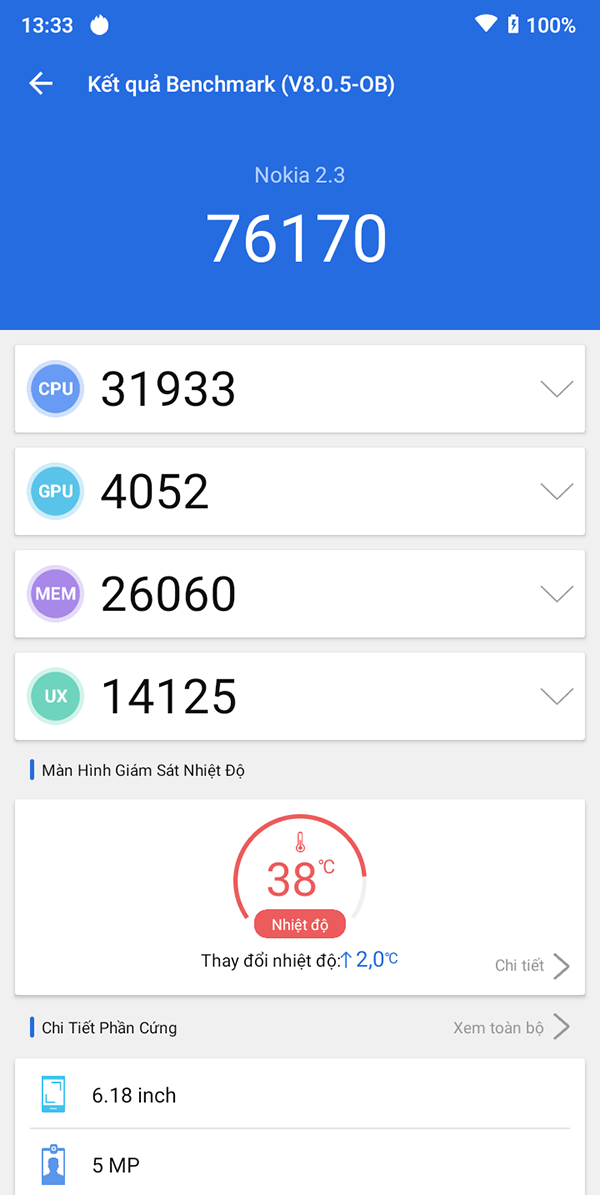 Đánh giá chi tiết Nokia 2.3