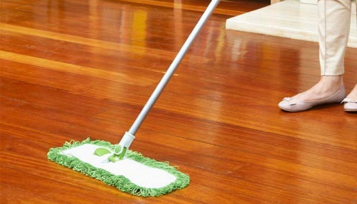 Sweep and mop regularly