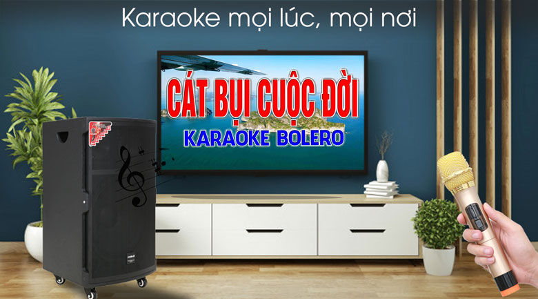 Loa kéo Karaoke Mobell tặng kèm 2 micro Loa kéo Karaoke Mobell tặng kèm 2 micro