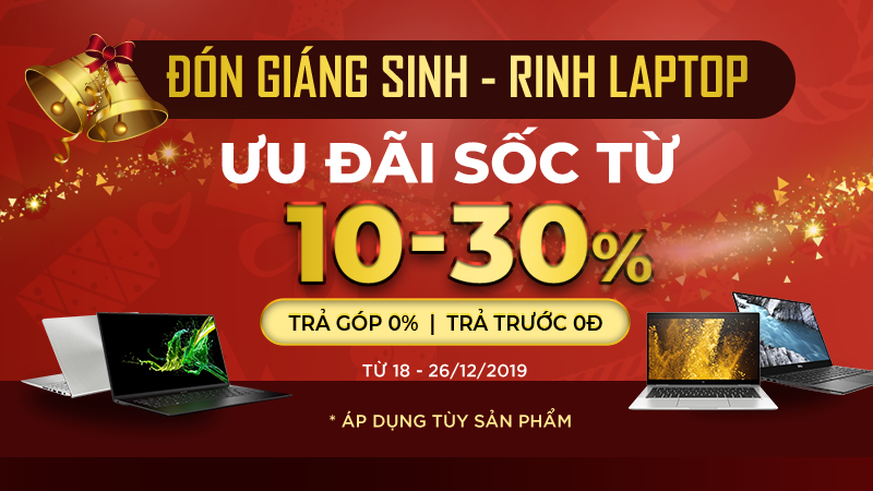 Laptop ưu đãi giáng sinh Laptop ưu đãi giáng sinh