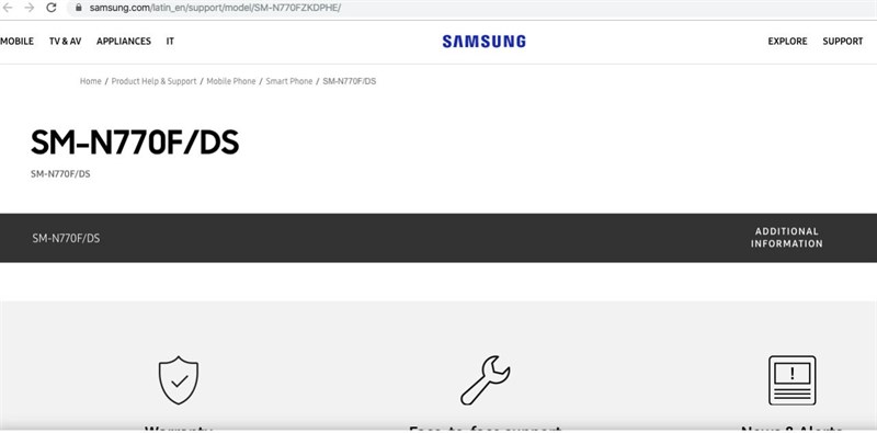 Samsung sẽ sớm trình làng Galaxy Note 10 Lite và đây là bằng chứng