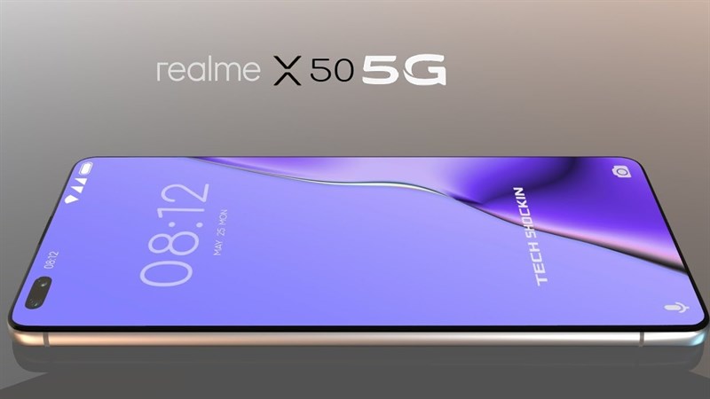 Realme X50 5G ‘giá mềm’ sẽ đi kèm với sạc siêu tốc: Chỉ 30 phút, đầy 70% pin 4.500 mAh