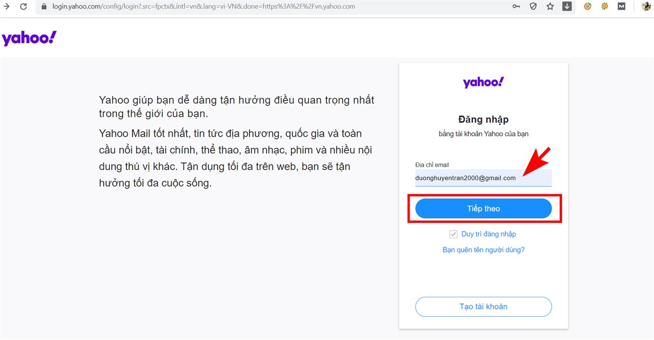 Hướng dẫn cách lấy lại, thay đổi mật khẩu Yahoo đơn giản nhanh chóng