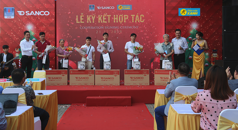 Điện máy XANH hợp tác kinh doanh với Tivi Sanco