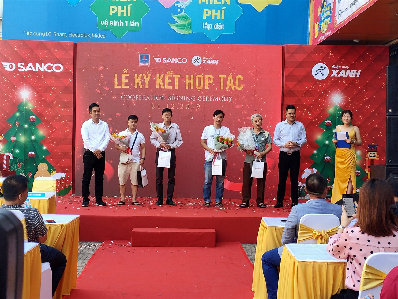 Điện máy XANH hợp tác kinh doanh với Tivi Sanco