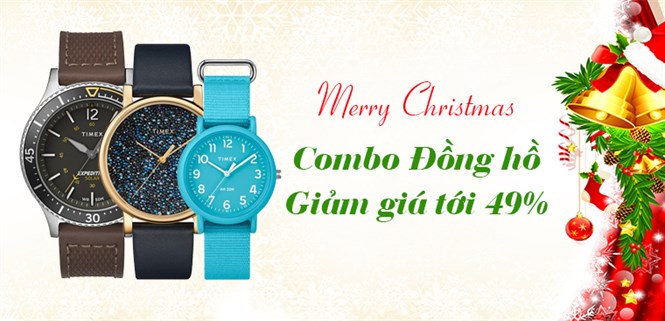 Combo đồng hồ thời trang cho gia đình 3 thành viên, giảm giá 49%