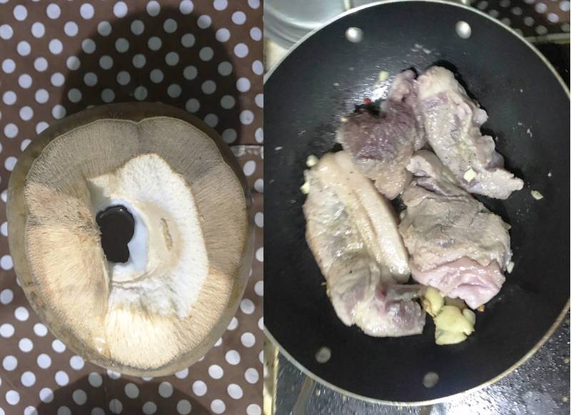Chị Sang chia sẻ cách làm thịt rim nước dừa cuốn bánh tráng cực ngon