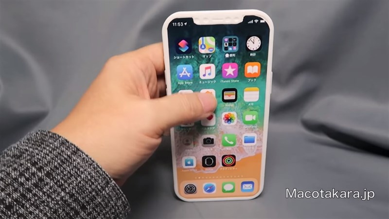 Ốp lưng nhà ở với ngoại hình Bắt chước IP12 Pro Max cho iPhone XS Max với  khay thẻ SIM  Phím bên  Cáp Flex âm lượng  Môđun sạc không