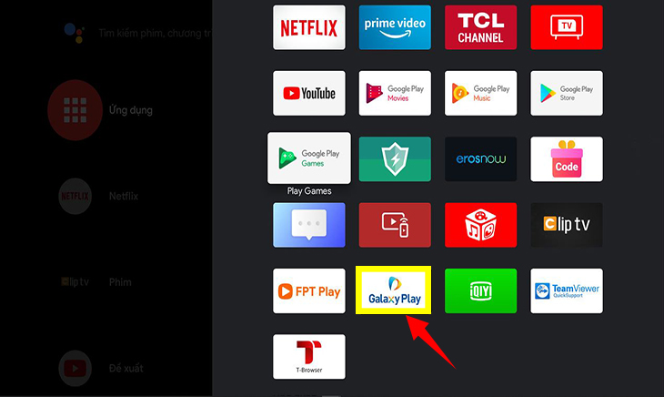 cài đặt Fim+ trên tivi