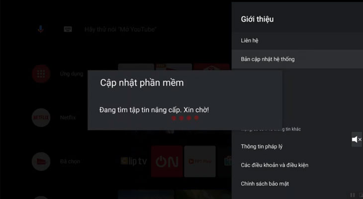 Cách cập nhật phần mềm hệ thông trên android tivi tcl 2019 - Hệ thống cập nhật