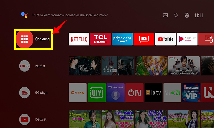 cách tải ứng dụng về tivi
