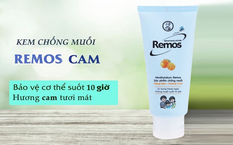 Kem chống muỗi Remos hương cam