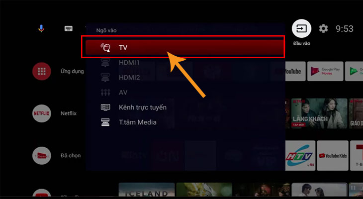 Cách dò kênh DVB-T2 trên tivi TCL 2019