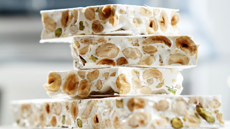 Kẹo Nougat lòng trắng trứng