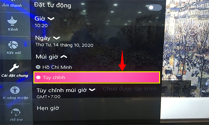 Trong mục 