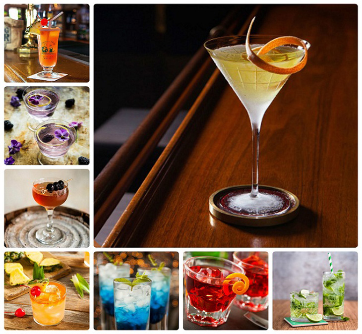 Cách chọn ly thủy tinh phù hợp với từng loại đồ uống > Ly thủy tinh dùng thưởng thức cocktail, nước trái cây