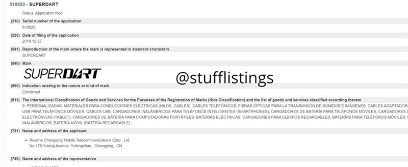 Công nghệ sạc nhanh thế hệ tiếp theo của Realme sẽ được gọi là SuperDart
