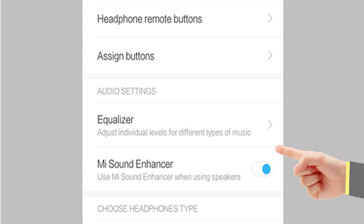 Cách cải thiện chất lượng âm thanh và nhận diện giọng nói trên Google Home > Bước 3: Chọn Settings > Sound settings > Equalizer