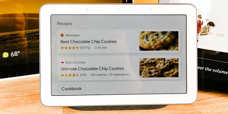 Mẹo sử dụng Google Home để có một bữa ăn tuyệt vời > Dùng smartphone hoặc máy tính bảng để tìm công thức nấu ăn