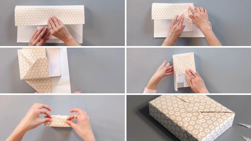 5 cách gói quà hình chữ nhật thật đơn giản và siêu dễ thương