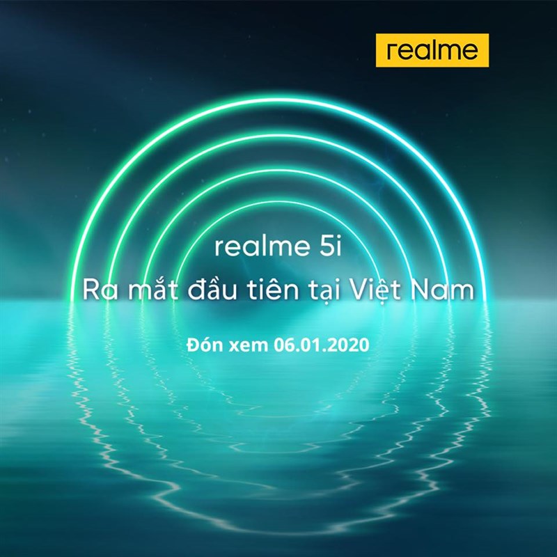 Realme 5i sẽ chính thức ra mắt tại Việt Nam vào ngày 6/1/2020