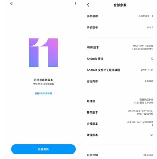 Xiaomi Mi MIX 3 chạy Android 10