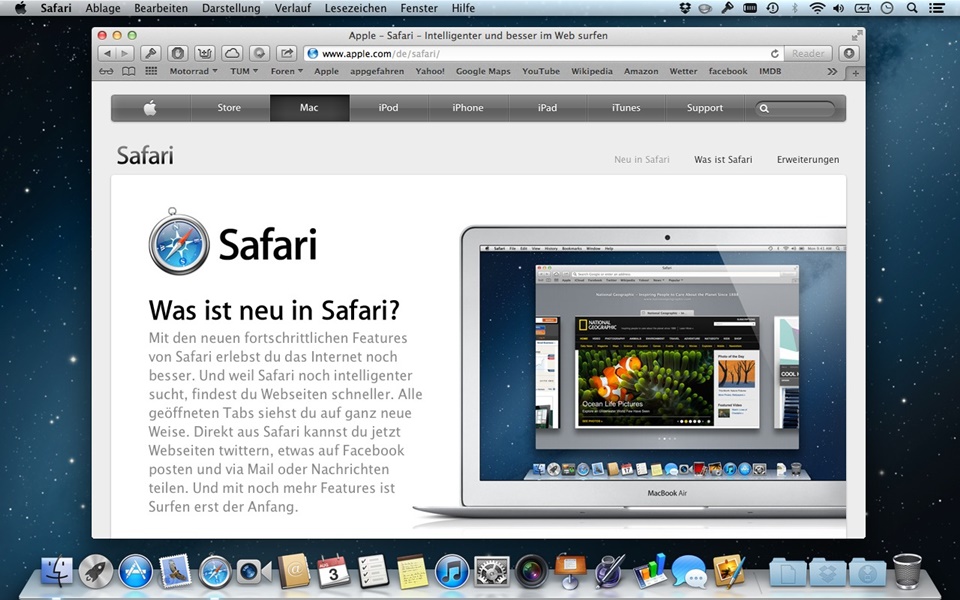 Sử dụng trình duyệt Safari 7 sai lầm khi sử dụng khiến MacBook của bạn ngày càng chậm > Sử dụng trình duyệt Safari