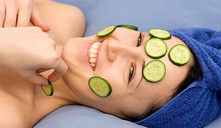 How often should you apply a cucumber mask in a week?