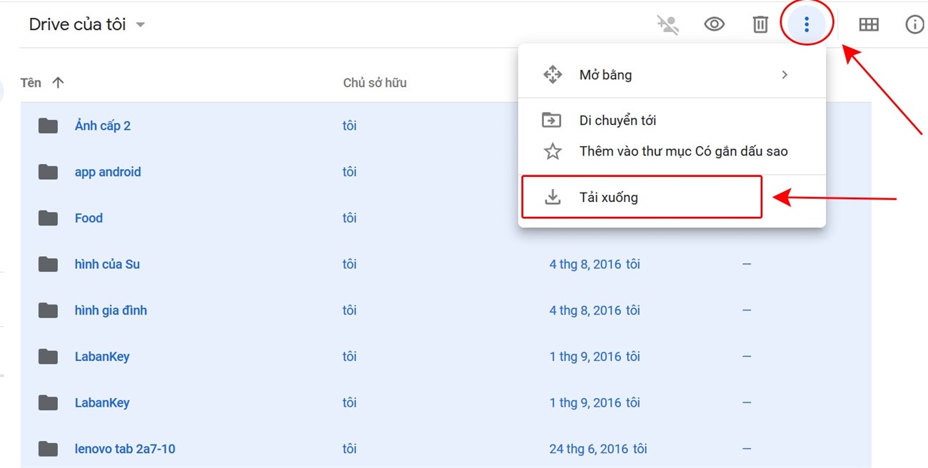 3 Cách Tải Nhanh Toàn Bộ Tài Liệu, Hình Ảnh Google Drive Về Máy Tính