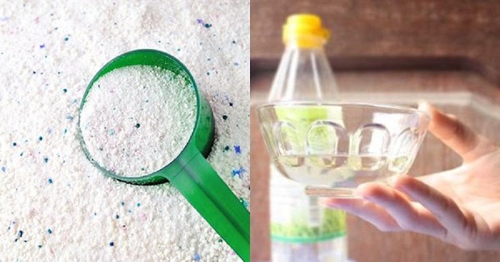 Mẹo vệ sinh rổ nhựa tại nhà vừa sạch vừa đánh bay mùi > Cách làm sạch rổ nhựa bằng hỗn hợp muối, giấm, nước ấm và bột giặt 