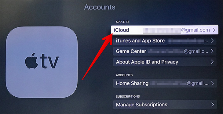 Cách cài đặt và thiết lập nhà thông minh Apple HomeKit > đăng nhập cùng một tài khoản iCloud