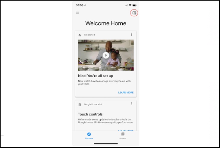 Cách kết nối và sử dụng Google Home qua wifi > Cách thay đổi mạng wifi trên Google Home