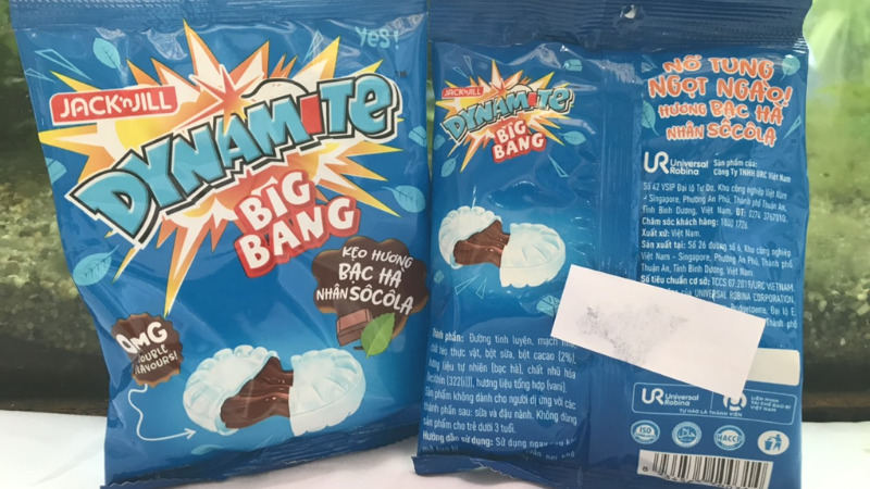 Kẹo hương bạc hà nhân socola Dynamite Big Bang