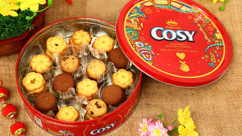 Bánh quy bơ thập cẩm Cosy