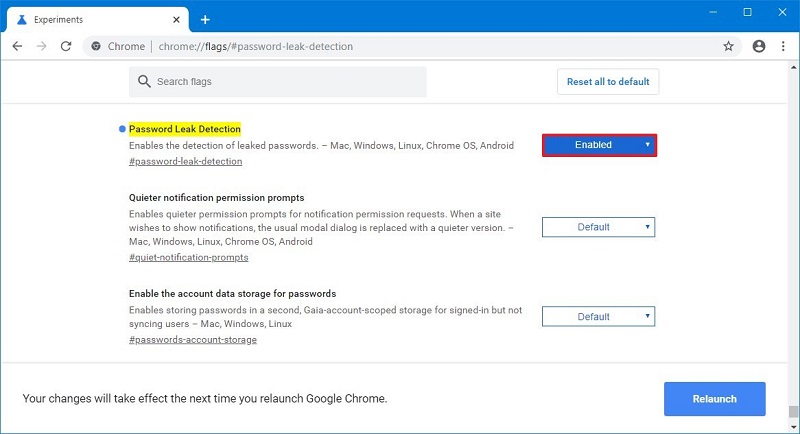 Cách bật tính năng cảnh báo rò rỉ mật khẩu Password Leak Detection trên Google Chrome